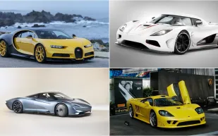  أمريكية بسرعة 500 ك/س في الصدارة..شاهد أسرع 5 سيارات في العالم