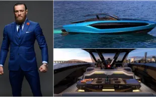 «ماكغريغور» يتفاخر بشراء يخت لامبورغيني بقيمة 3.5 مليون دولار (فيديو)