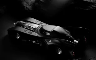 1989 Batmobile X kross Studio Desk Clock ساعة مكتب بتصميم سيارة الرجل الوطواط تؤكد تفردك 