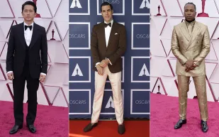 حملت رسائل خفية.. أبرز الأزياء الرجالية في أوسكار 2021 (صور)