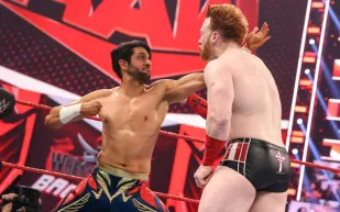 المصارع السعودي منصور يسعى لإثبات حضوره في نزالات "راو"