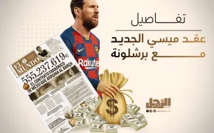 تفاصيل عقد ميسي الجديد مع برشلونة