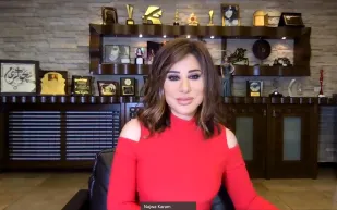 نضال الأحمدية: عريس نجوى كرم شخصية عربية مشهورة (فيديو)