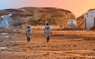 مركبة فضاء صينية تلتقط صوراً مذهلة لكوكب المريخ‎