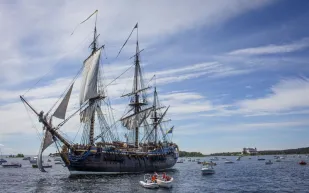 سفينة غارقة من القرن الـ18 تستعد للإبحار حول العالم ! (فيديو وصور )