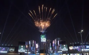 كيف تحول «البوليفارد» من صحراء لمنطقة عالمية خلال 4 أشهر؟ (فيديو)