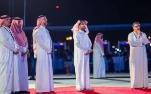 تأثر تركي آل الشيخ أثناء افتتاح «البوليفارد» (فيديو)