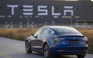 هل تنجح سيارة تسلا ذاتية القيادة في عبور شارع مزدحم؟ (فيديو) 