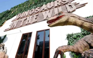 زوار موسم الرياض ينتقلون عبر آلة الزمن إلى عالم الديناصورات 