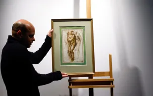 لوحة للفنان «مايكل أنجلو» في مزاد علني بـ33 مليون دولار 