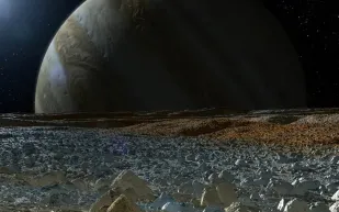 دراسة جديدة تتوقع وجود حياة على قمر تابع للمشتري