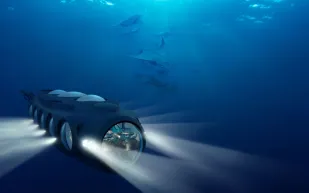 Uoat Worx-B..غواصة تستضيف الحفلات تحت الماء