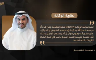 د. محمد النغيمش يكتب: نظرية الوكالة