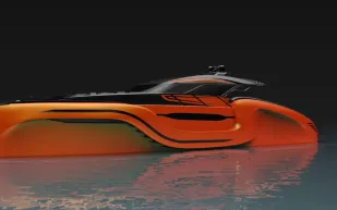 LXT88.. يخت رياضي عملاق مستوحى من أسرع السيارات في العالم