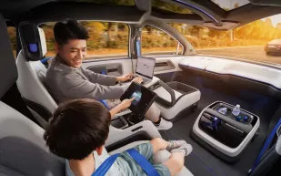 شركة "بايدو" الصينية تكشف النقاب عن سيارة كهربائية يمكن التحكم بها عبر تطبيق هاتفي