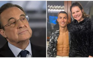 رئيس ريال مدريد يسخر من رونالدو.. وشقيقته ترد: «احترم نفسك أيها العجوز»