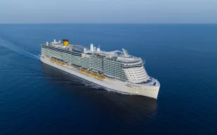 سفينة «كوستا توسكانا» الفاخرة ترسو لأول مرة في «دبي هاربر»