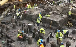 كشف أثري أسفل لندن يحمي المدينة من الهجوم (فيديو)