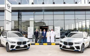 أسطول BMW iX5 Hydrogen ينطلق من المملكة لأول مرة في الشرق الأوسط