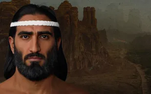 «الرجل» تستعيد صورة وجه الملك تلمي بن هنأوس حاكم لحيان وتستضيفه في حوار استثنائي