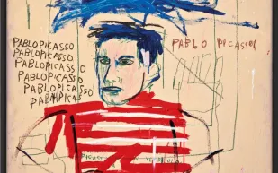 لوحة "بيكاسو" لـ "جان ميشيل باسكيات" للبيع مقابل 6.5 مليون إسترليني