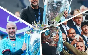 غوارديولا يوزع مكافأة حصد دوري الأبطال على موظفي السيتي