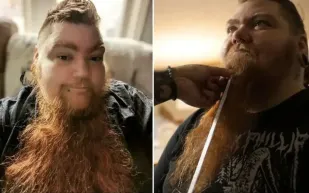 سيدة تحطم الرقم القياسي العالمي في موسوعة جينيس لأطول لحية