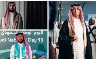 شاهد.. احتفالات مشاهير الدوري السعودي باليوم الوطني 93