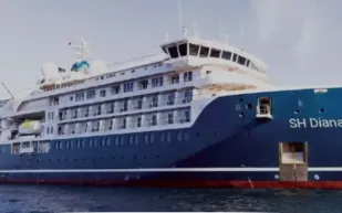 سفينة "ديانا" السياحية تصل إلى السعودية لأول مرة
