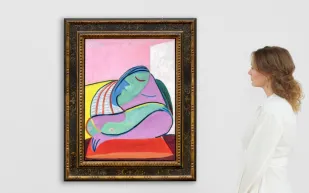 لوحة "Femme endormie" لـ "بابلو بيكاسو" للبيع مقابل 35 مليون دولار