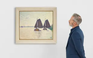 لوحة "Péniches sur l’Escaut" للبيع مقابل 7 ملايين دولار