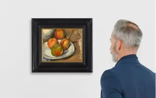 لوحة "Quatre pommes et un couteau" للبيع مقابل 10 ملايين دولار