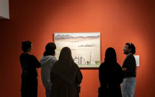 لأول مرة بالمملكة.. "فن جميل" تجمع 18 فنانًا عالميًا بمعرض "على ضفاف الأرض"