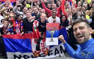  للمرة السابعة.. "ديوكوفيتش" يفوز بالبطولة الختامية لموسم تنس الرجال