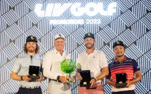 بطولة ليف جولف بروموشنز تختم منافسات الجولة الأخيرة بعرض تاريخي