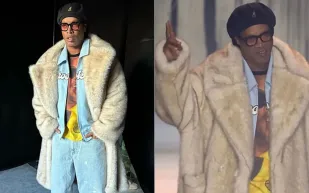 شاهد.. "رونالدينيو" يتحول إلى عارض أزياء في باريس