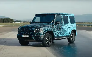 مرسيدس تكشف عن ميزة فائقة في سيارتها جي كلاس الكهربائية