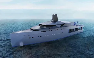 الكشف عن يخت الدعم الفاخر "ORIGAMI" بسعر 48 مليون يورو