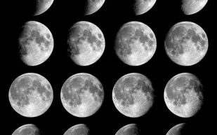 فلكية جدة تنشر صورا لخسوف القمر الجزئي بالمنطقة العربية