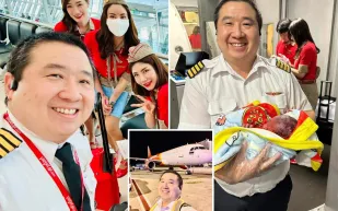 "إنجاب في الجو".. طيار تايلاندي يترك القيادة للمساعدة في "توليد امرأة"