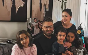 بسمة بوسيل تكشف حقيقة صورة أول يوم رمضان مع تامر حسني 