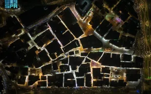 أحياء المنطقة التاريخية في "سوق البلد" تتزين بالأجواء والنفحات الرمضانية 