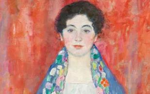 عرض لوحة "الآنسة ليسر" للرسام النمساوي "غوستاف كليمت" في مزاد