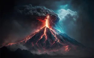 بركان إريبوس ينفث ذهبًا بقيمة 6 آلاف دولار يوميًّا!