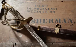 سيف جنرال من الحرب الأهلية الأمريكية للبيع في مزاد.. قطعة تاريخية نادرة