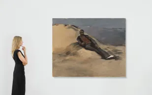 لوحة فريدة من أعمال "لينيت يادوم بواكي" للبيع في مزاد بلندن