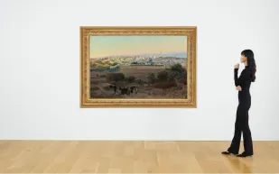 لوحة تصوّر "القدس" للبيع في مزاد مقابل 1.2 مليون جنيه إسترليني
