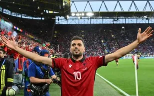 بعد 23 ثانية فقط.. لاعب ألبانيا يسجل أسرع هدف في تاريخ اليورو (فيديو)