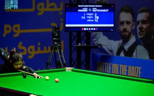 بـ31 مباراة في الجولة الأولى.. انطلاق منافسات بطولة الماسترز السعودية للسنوكر