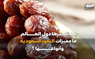 بعد تصدرها  قائمة الأفضل في العالم.. ما مميزات التمور السعودية وأنواعها؟ (فيديوجراف)